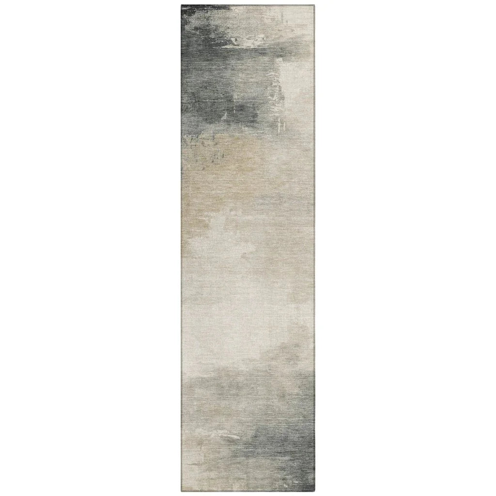 Aelora Brown Washable Indoor - Outdoor Rug - LOOMLAN - LOOMLAN Rugs - Outdoor Rugs