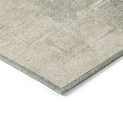 Aelora Brown Washable Indoor - Outdoor Rug - LOOMLAN - LOOMLAN Rugs - Outdoor Rugs