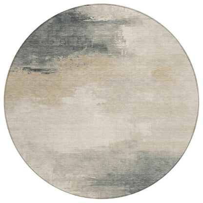 Aelora Brown Washable Indoor - Outdoor Rug - LOOMLAN - LOOMLAN Rugs - Outdoor Rugs