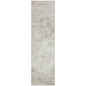 Aera Ivory Washable Indoor-Outdoor Rug-Outdoor Rugs-LOOMLAN Rugs-2'3" x 7'6"-LOOMLAN