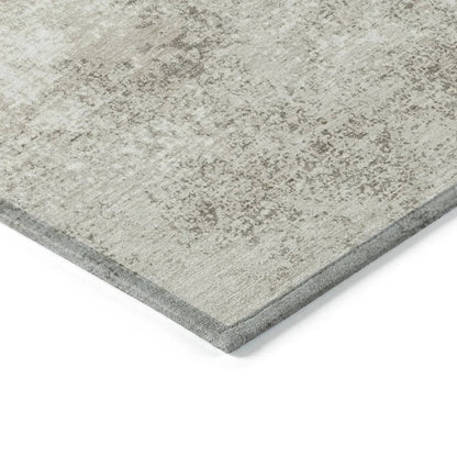 Aera Ivory Washable Indoor-Outdoor Rug-Outdoor Rugs-LOOMLAN Rugs-LOOMLAN