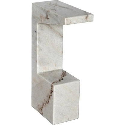 Aero Marble Accent Side Table