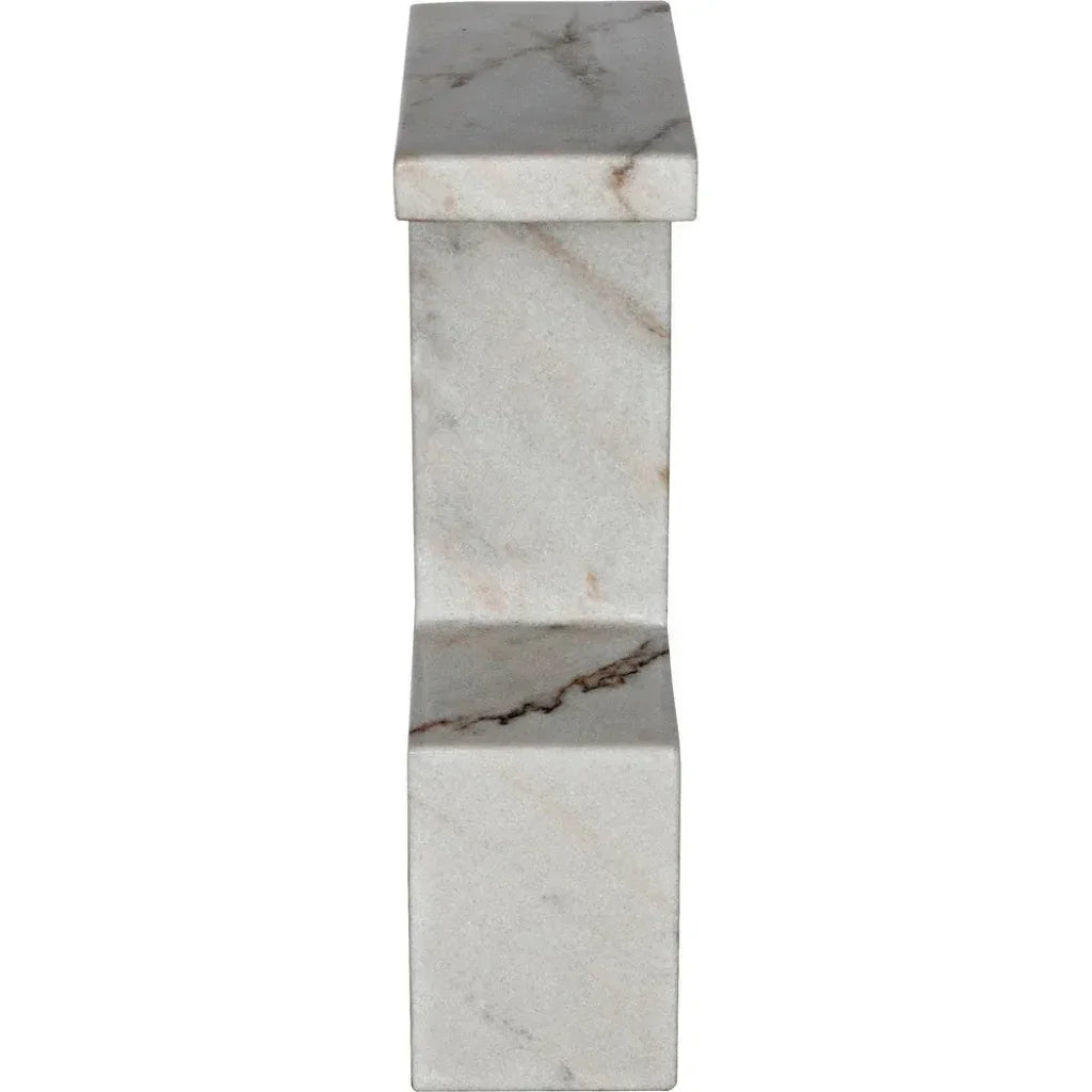 Aero Marble Accent Side Table