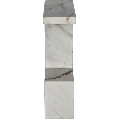 Aero Marble Accent Side Table