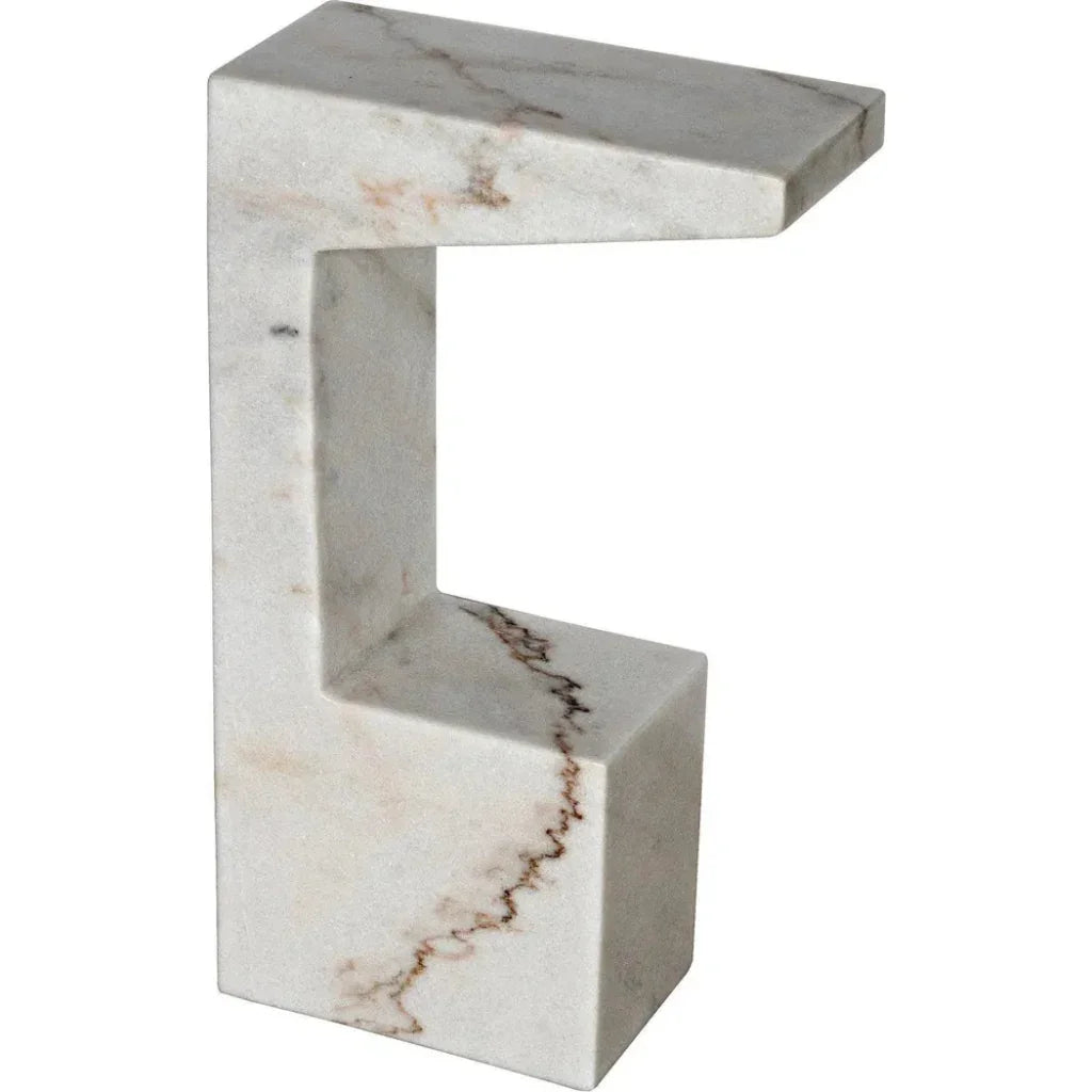 Aero Marble Accent Side Table