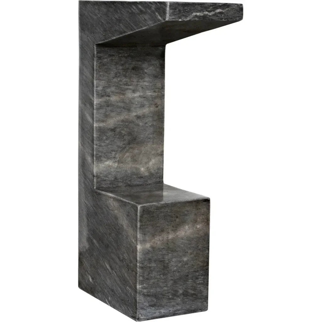 Aero Marble Accent Side Table