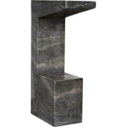 Aero Marble Accent Side Table