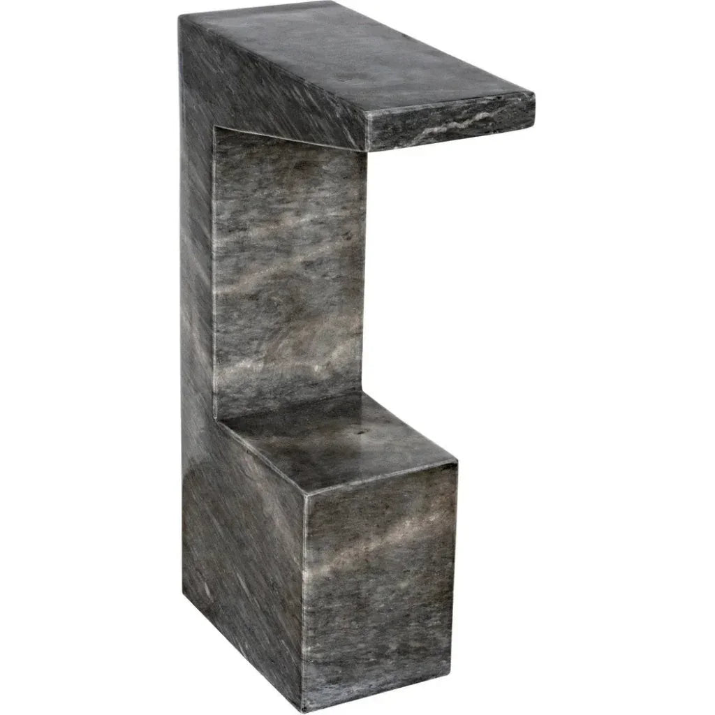 Aero Marble Accent Side Table