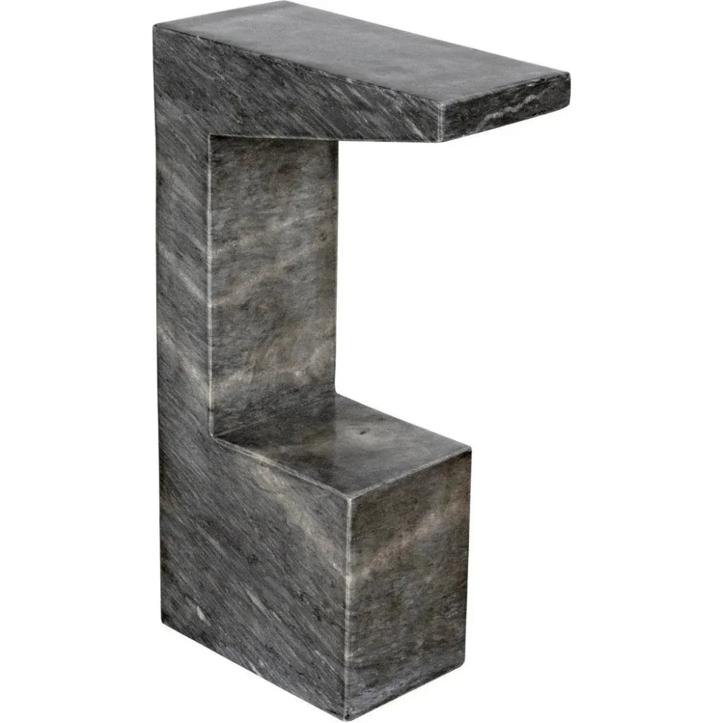 Aero Marble Accent Side Table