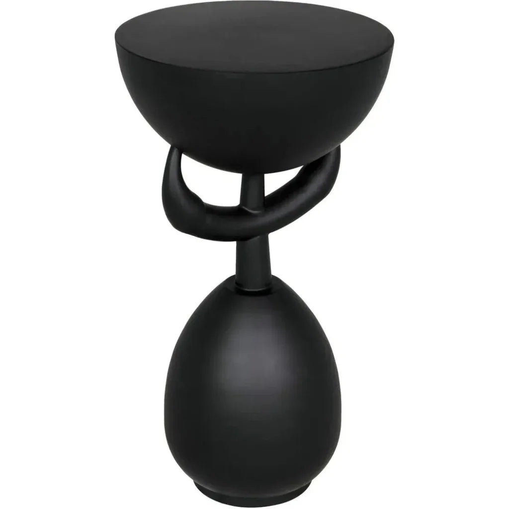 Africa Side Table, Metal - LOOMLAN - Noir - Side Tables