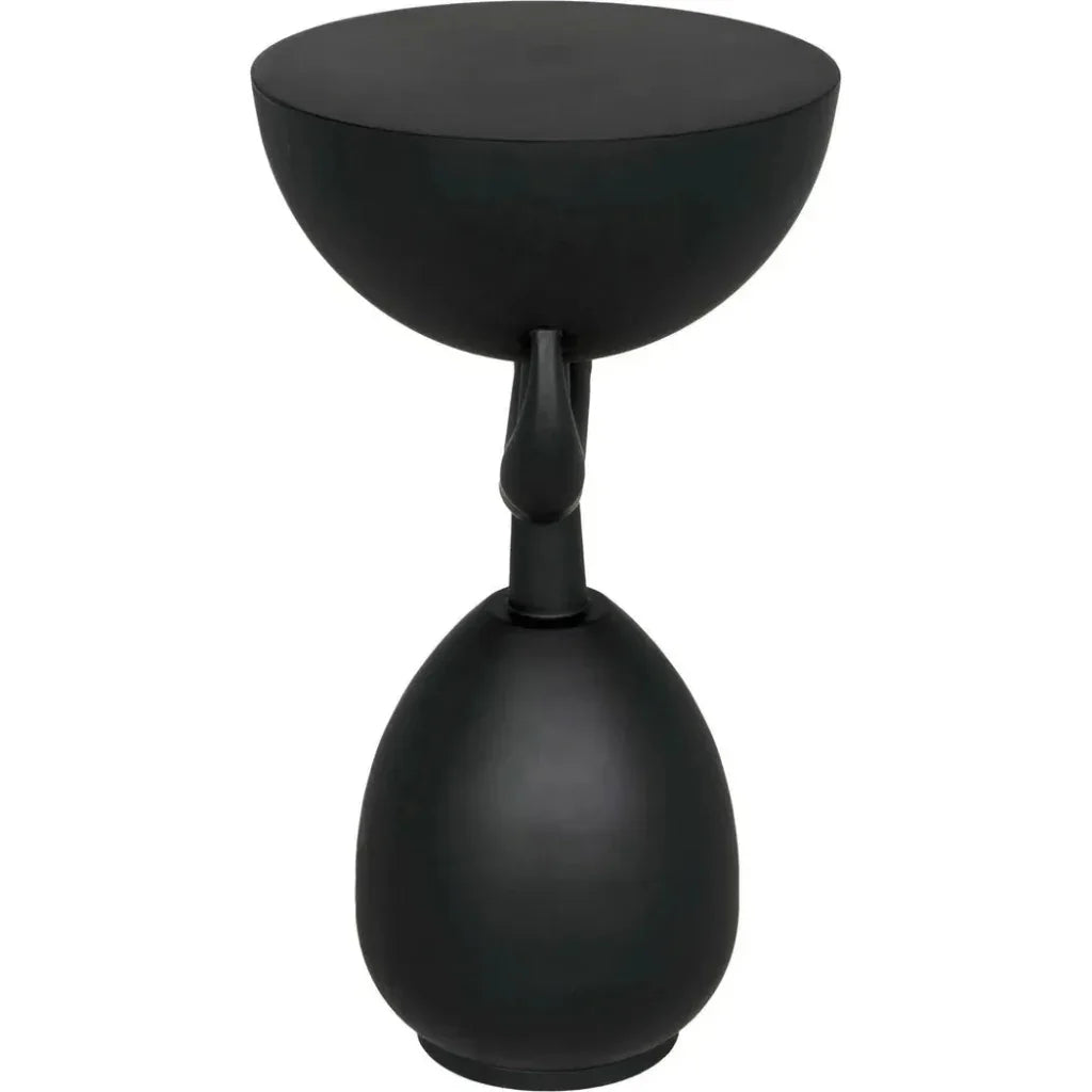 Africa Side Table, Metal - LOOMLAN - Noir - Side Tables