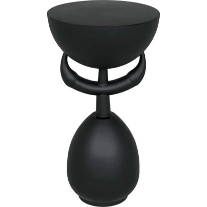 Africa Side Table, Metal - LOOMLAN - Noir - Side Tables