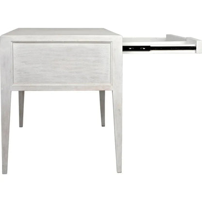 Africa With Drawers Wooden Desk-Home Office Desks-Noir-LOOMLAN