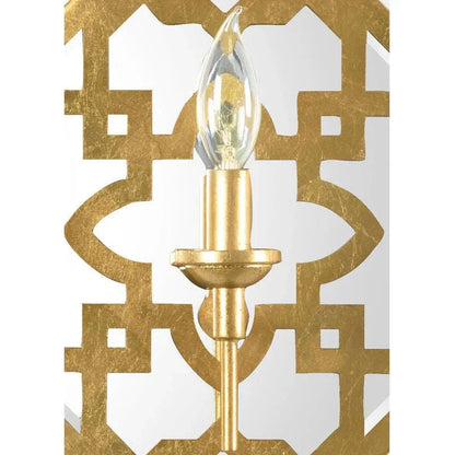 Agadir Medallion Iron Made Wall Sconce - LOOMLAN - Chelsea House - Wall Sconces