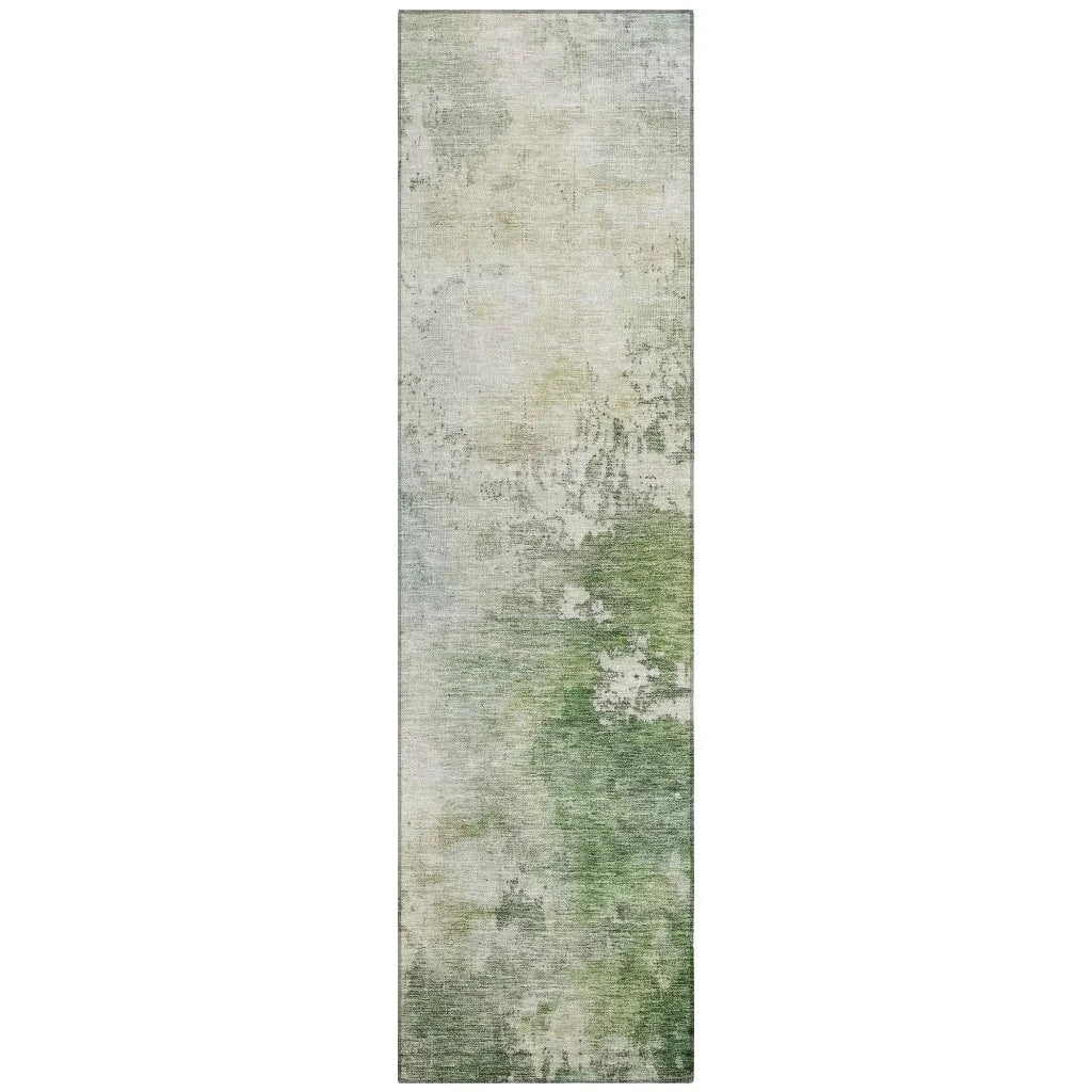 Agatha Green Washable Indoor - Outdoor Rug - LOOMLAN - LOOMLAN Rugs - Outdoor Rugs