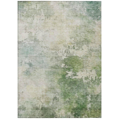 Agatha Green Washable Indoor - Outdoor Rug - LOOMLAN - LOOMLAN Rugs - Outdoor Rugs