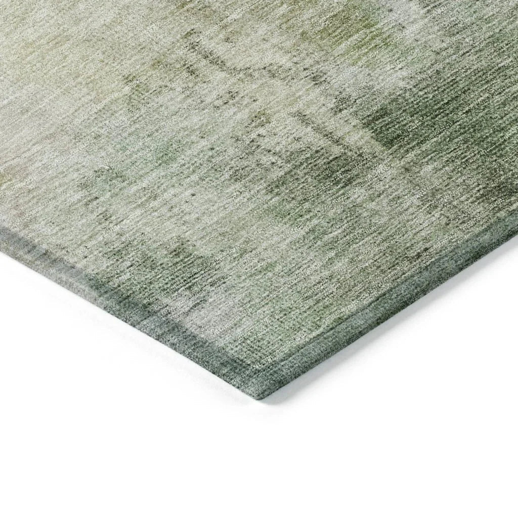 Agatha Green Washable Indoor - Outdoor Rug - LOOMLAN - LOOMLAN Rugs - Outdoor Rugs