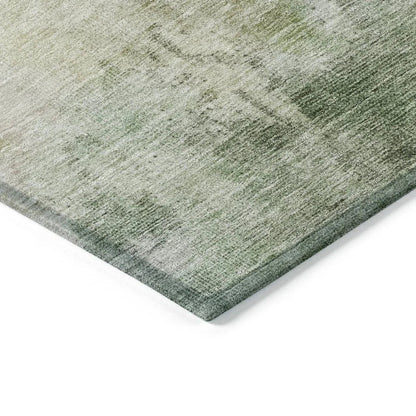 Agatha Green Washable Indoor - Outdoor Rug - LOOMLAN - LOOMLAN Rugs - Outdoor Rugs