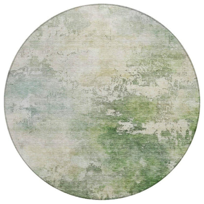 Agatha Green Washable Indoor - Outdoor Rug - LOOMLAN - LOOMLAN Rugs - Outdoor Rugs