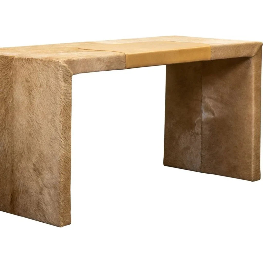 Agenda Leather Elegant Workspaces Desk-Home Office Desks-Olivia + Quinn-LOOMLAN