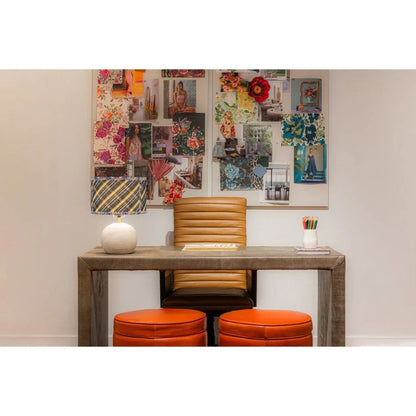 Agenda Leather Elegant Workspaces Desk-Home Office Desks-Olivia + Quinn-LOOMLAN