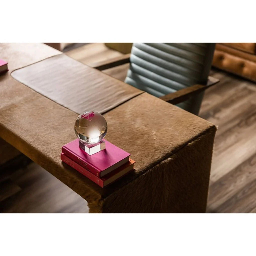 Agenda Leather Elegant Workspaces Desk-Home Office Desks-Olivia + Quinn-LOOMLAN