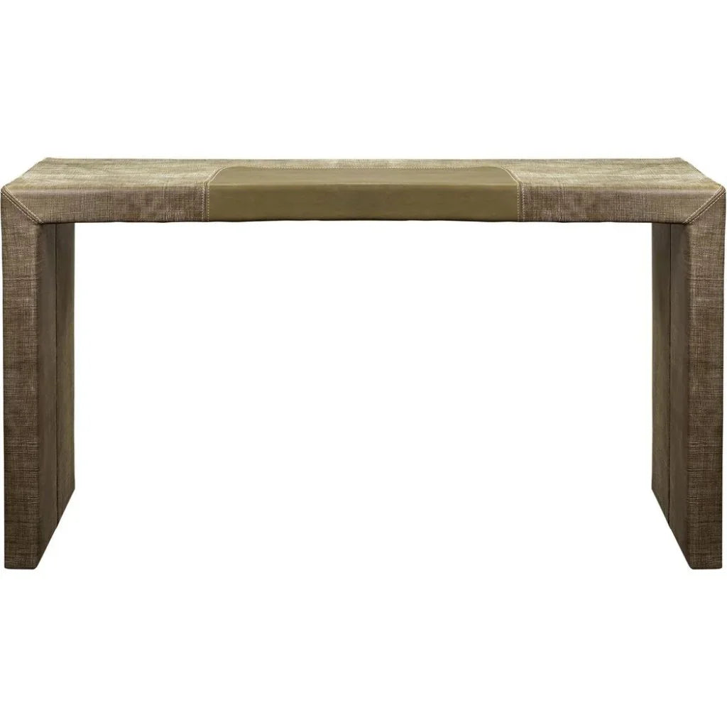 Agenda Leather Elegant Workspaces Desk-Home Office Desks-Olivia + Quinn-LOOMLAN