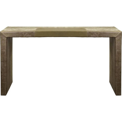 Agenda Leather Elegant Workspaces Desk-Home Office Desks-Olivia + Quinn-LOOMLAN