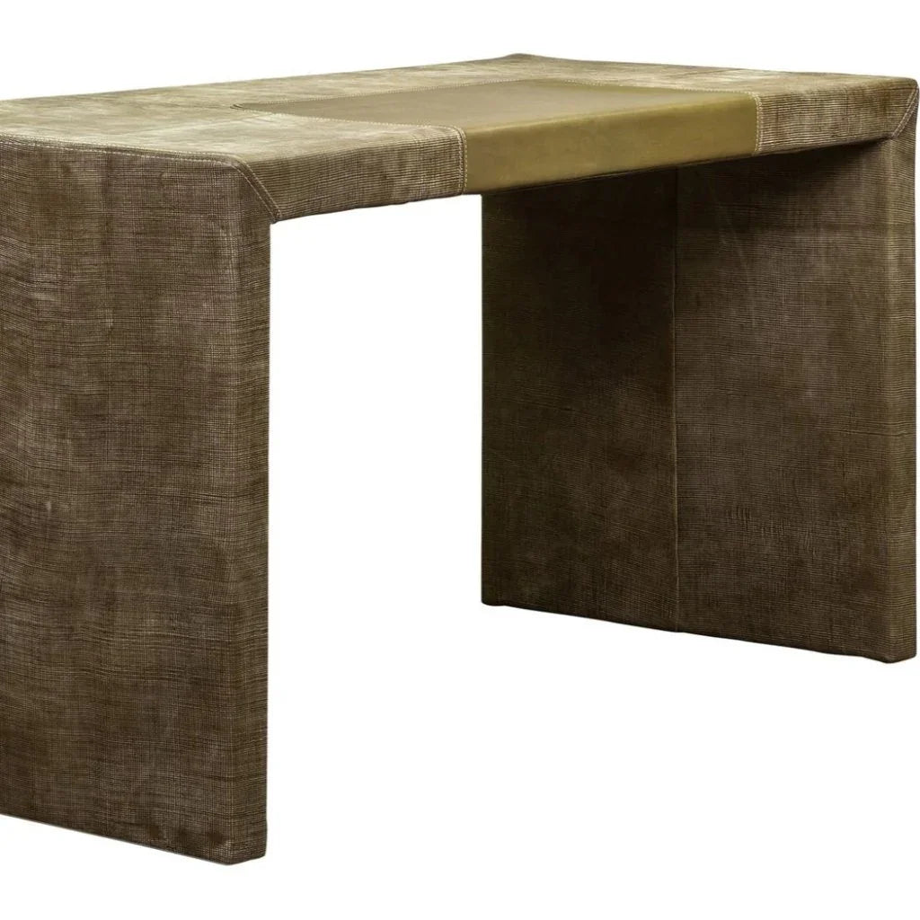 Agenda Leather Elegant Workspaces Desk-Home Office Desks-Olivia + Quinn-LOOMLAN