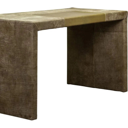 Agenda Leather Elegant Workspaces Desk-Home Office Desks-Olivia + Quinn-LOOMLAN