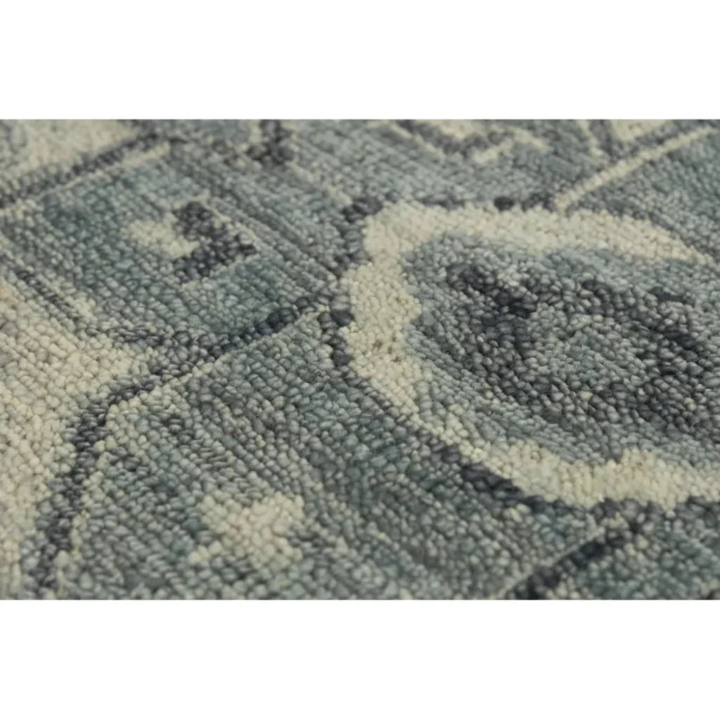 Agio Medallion Dark Blue Large Area Rugs - LOOMLAN - LOOMLAN - Area Rugs