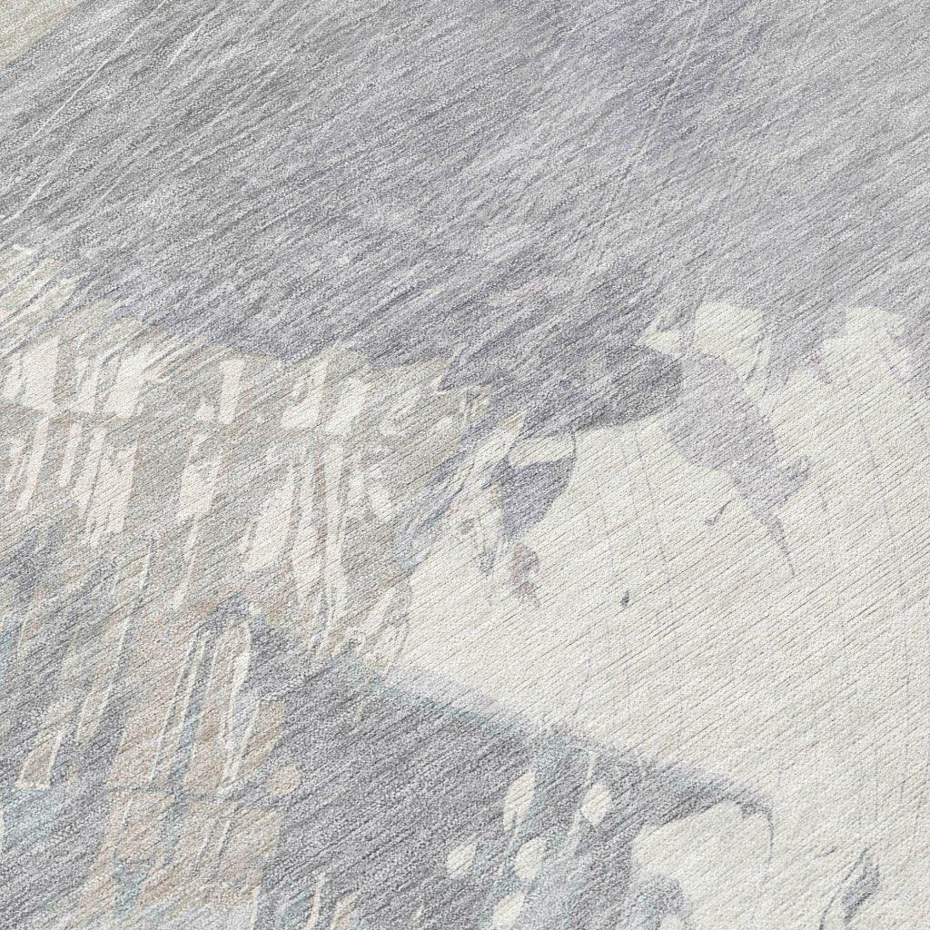 Ahmira Ivory Washable Indoor - Outdoor Rug - LOOMLAN - LOOMLAN Rugs - Outdoor Rugs