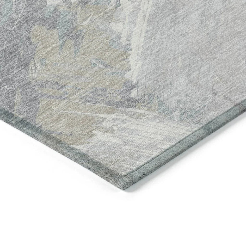 Ahmira Ivory Washable Indoor - Outdoor Rug - LOOMLAN - LOOMLAN Rugs - Outdoor Rugs