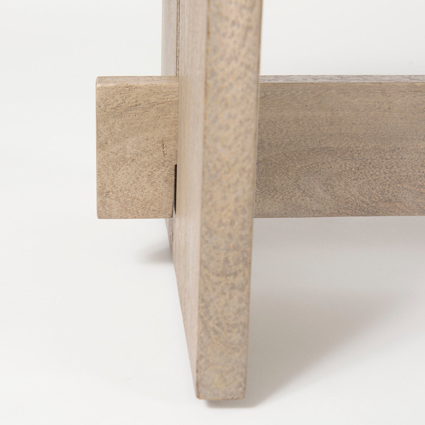 Aida Light Brown Wooden Dining Bench