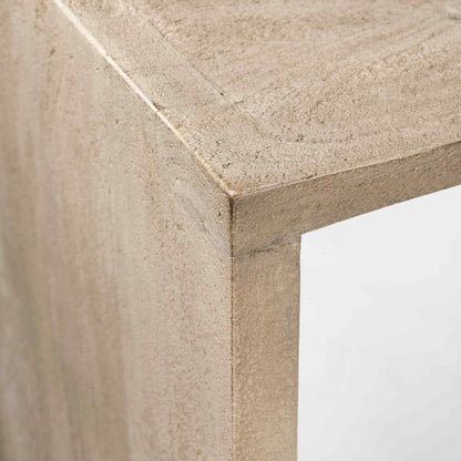 Aida Wooden Light Brown Barstool