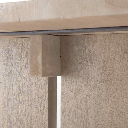 Aida Wooden Rectangular Dining Table-Dining Tables-Mercana-LOOMLAN