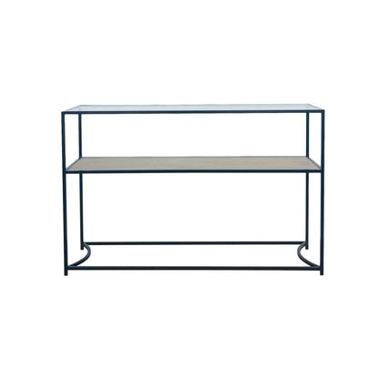 Aiden Glass Top Sofa Side Table - LOOMLAN - Artesia - Side Tables