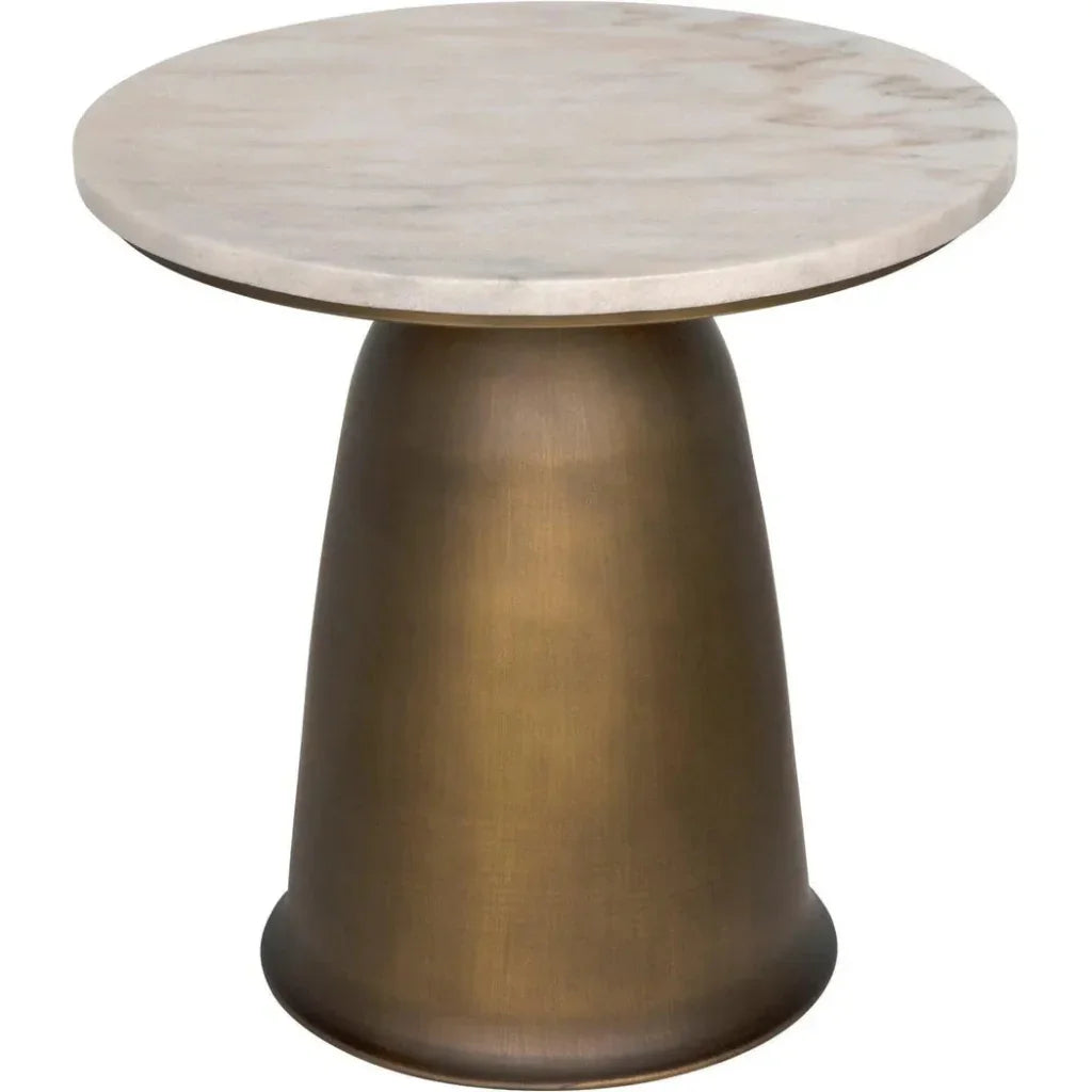 Aiden Side Table, Aged Brass - LOOMLAN - Noir - Side Tables