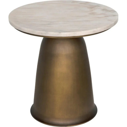Aiden Side Table, Aged Brass - LOOMLAN - Noir - Side Tables
