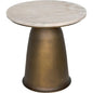 Aiden Side Table, Aged Brass - LOOMLAN - Noir - Side Tables
