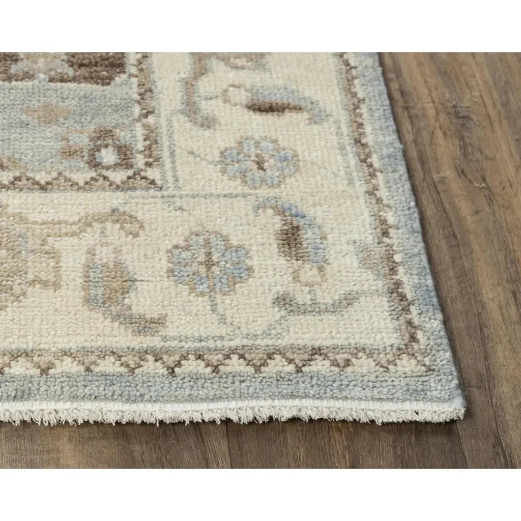 Aili Border Gray Large Area Rugs For Living Room - LOOMLAN - LOOMLAN - Area Rugs