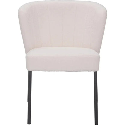 Aimee Performance Fabric Armless Dining Chair 2PC - LOOMLAN - Zuo Modern - Dining Chairs