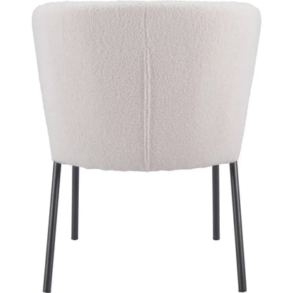 Aimee Performance Fabric Armless Dining Chair 2PC - LOOMLAN - Zuo Modern - Dining Chairs