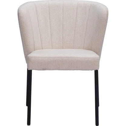 Aimee Performance Fabric Armless Dining Chair 2PC - LOOMLAN - Zuo Modern - Dining Chairs