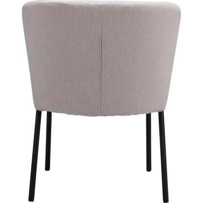 Aimee Performance Fabric Armless Dining Chair 2PC - LOOMLAN - Zuo Modern - Dining Chairs