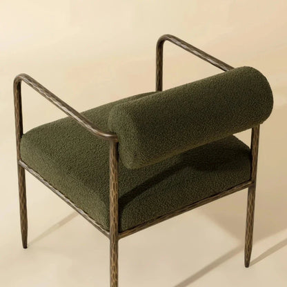 Ajani Leather Dining Armchair - LOOMLAN - SUNPAN - Dining Chairs