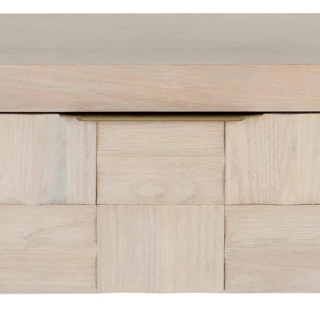 Akava Nightstand Gold Base & Soft Closing Drawer - LOOMLAN - SUNPAN - Nightstands