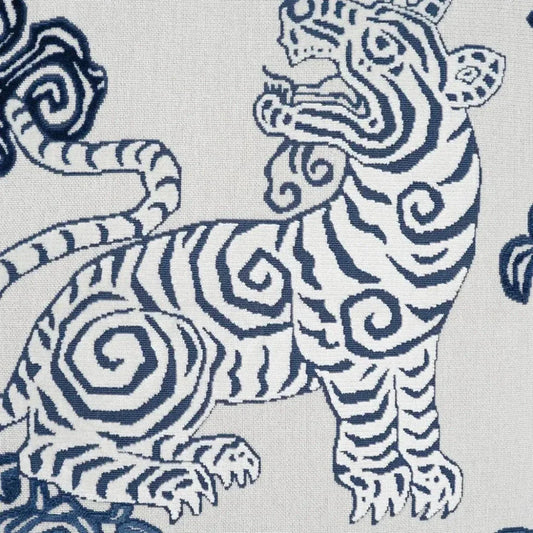 Akbar Blue Novelty Blue Large Throw Pillow Insert - LOOMLAN - D.V. Kap - Throw Pillows