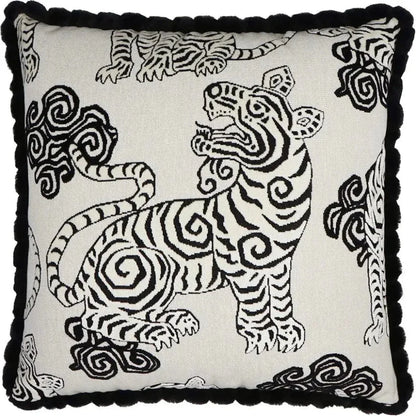 Akbar Tuxedo Novelty Black Large Throw Pillow Insert - LOOMLAN - D.V. Kap - Throw Pillows