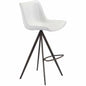 Aki White & Walnut Bar Chair (Set of 2) - LOOMLAN - Zuo Modern - Bar Stools